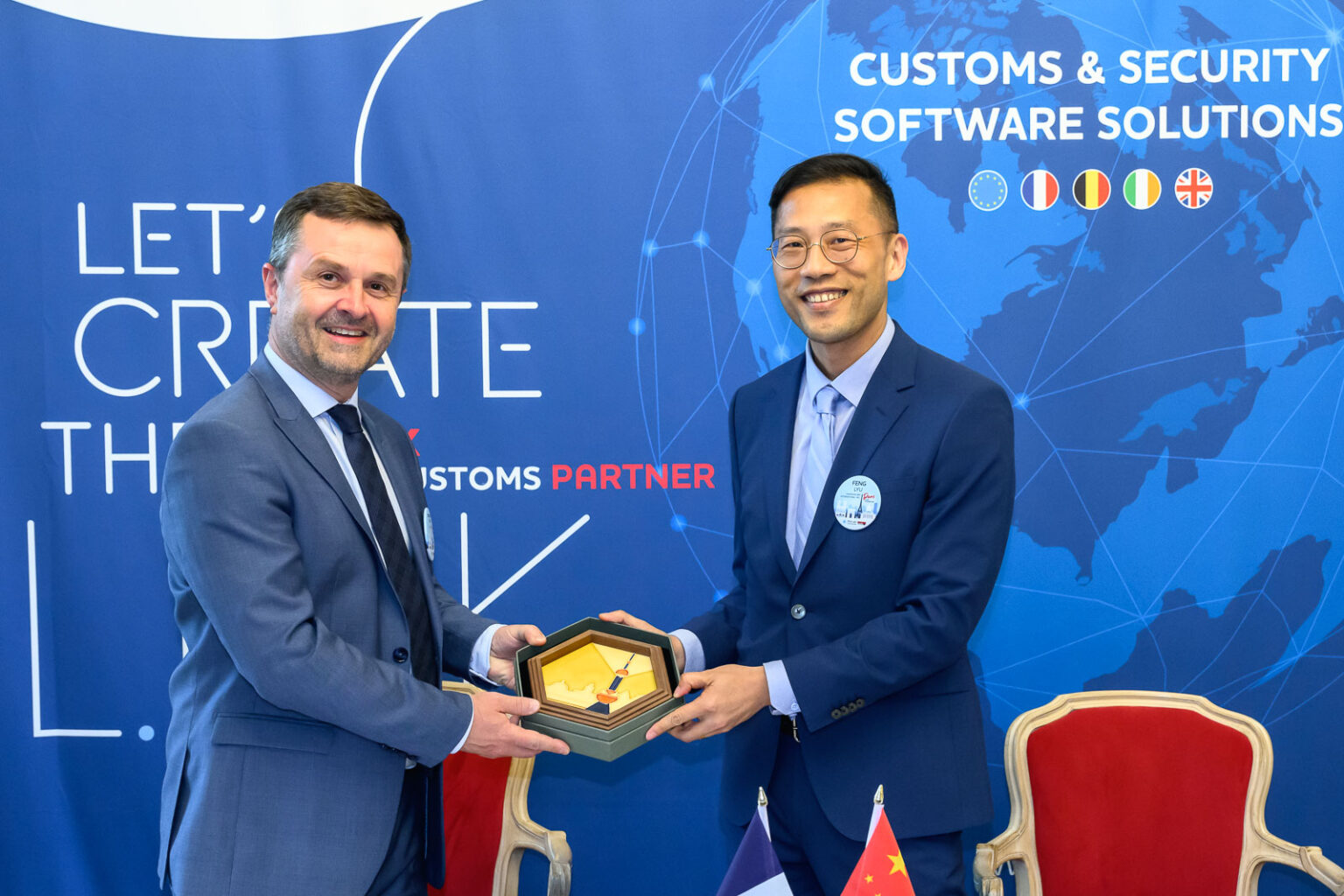 Conex signs a partnership agreement with 
E&P International Inc., China (Shanghai) International Trade Single Window, in the framework of security declarations.
